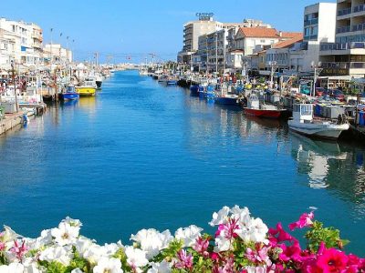 Canal de Palavas à 950m de notre location de vacances